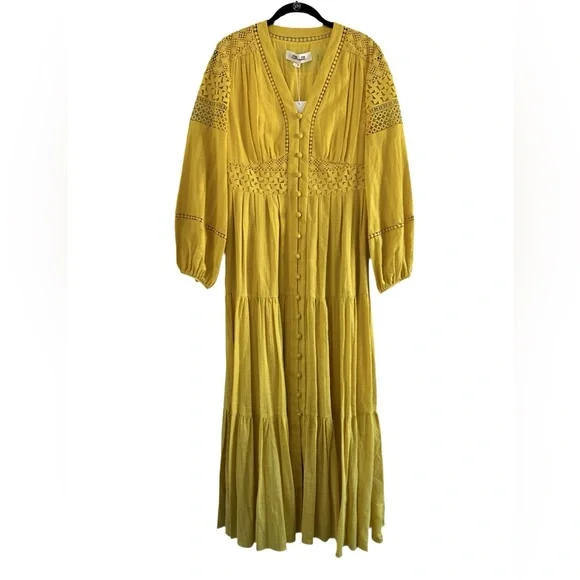 Diane Von Furstenberg Yellow "Gigi" Dress - Picture 1 of 5